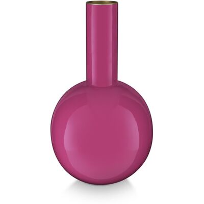 Pip Studio - bloemenvaas - woonaccessoires - roze vaas - metaal - 15x26cm Pip Studio - bloemenvaas - woonaccessoires - roze vaas - metaal - 15x26cm
