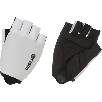 AGU gel fietshandschoenen zomer - wielrenhandschoenen dames & heren - wit - maat m AGU gel fietshandschoenen zomer - wielrenhandschoenen dames & heren - wit - maat m