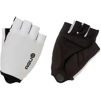 AGU gel fietshandschoenen zomer - wielrenhandschoenen dames & heren - wit - maat xl AGU gel fietshandschoenen zomer - wielrenhandschoenen dames & heren - wit - maat xl