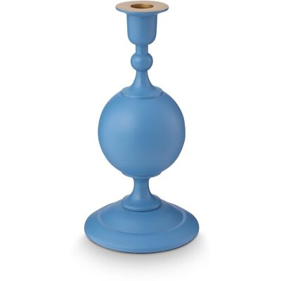 Pip Studio kandelaar sphere - kaarsenhouder van metaal - lichtblauw - 24cm Pip Studio kandelaar sphere - kaarsenhouder van metaal - lichtblauw - 24cm