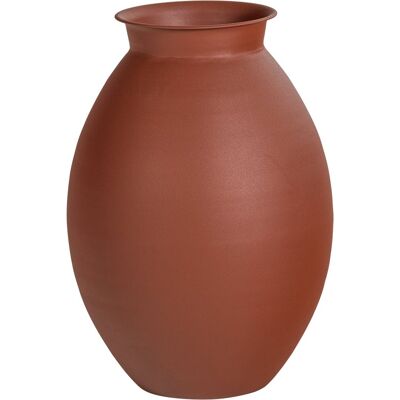 WOOOD caro vaas xxl - metaal - bruin - 70x50x50 WOOOD caro vaas xxl - metaal - bruin - 70x50x50