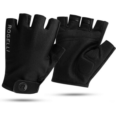 Rogelli core heren fietshandschoenen - zomer - korte vinger - zwart Rogelli core heren fietshandschoenen - zomer - korte vinger - zwart