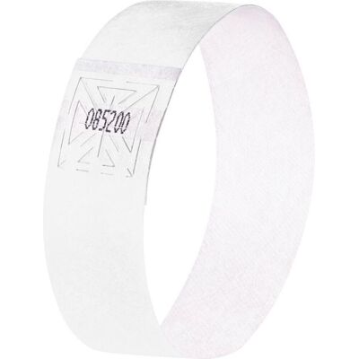Sigel evenementenbandjes- super soft - 225x25mm - 120 stuks - wit - si-eb216 Sigel evenementenbandjes- super soft - 225x25mm - 120 stuks - wit - si-eb216