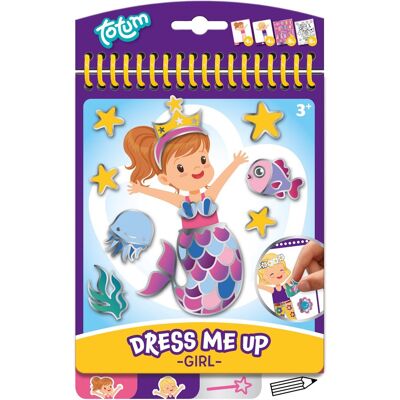 Totum aankleedboek dress me up mode - stickerboek - kleurboek - 24-delig - speelgoed kinderen - knutselen - voor meisjes - ook voor kleuters - vanaf 3 jaar Totum aankleedboek dress me up mode - stickerboek - kleurboek - 24-delig - speelgoed kinderen - knutselen - voor meisjes - ook voor kleuters - vanaf 3 jaar