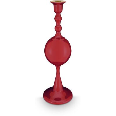 Pip Studio - love birds sphere - kandelaar - aluminium - donkerrood - 37 cm Pip Studio - love birds sphere - kandelaar - aluminium - donkerrood - 37 cm