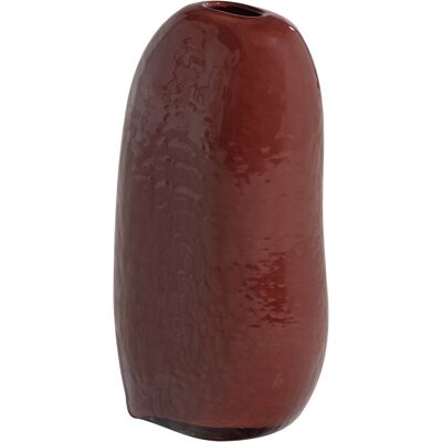 WOOOD sahil vaas - glas - bruinrood - 42x23x14 WOOOD sahil vaas - glas - bruinrood - 42x23x14