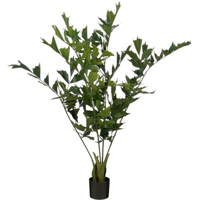 Mica Decorations vissenstaart palm kunstplant in pot - h150 x ø100 cm - groen Mica Decorations vissenstaart palm kunstplant in pot - h150 x ø100 cm - groen