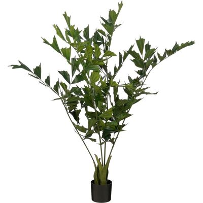 Mica Decorations vissenstaart palm kunstplant in pot - h150 x ø100 cm - groen Mica Decorations vissenstaart palm kunstplant in pot - h150 x ø100 cm - groen