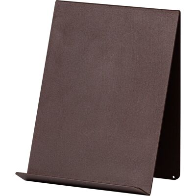 WOOOD brook boekenstandaard staand - metaal - donkerbruin - 24x19x14 WOOOD brook boekenstandaard staand - metaal - donkerbruin - 24x19x14