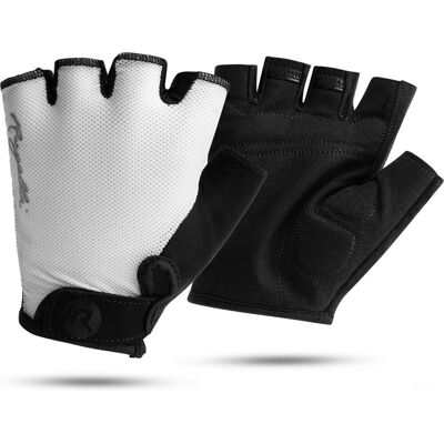 Rogelli core dames fietshandschoenen - zomer - korte vinger - wit Rogelli core dames fietshandschoenen - zomer - korte vinger - wit