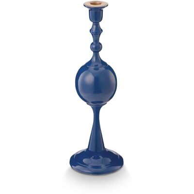 Pip Studio kandelaar sphere - kaarsenhouder van metaal - navy - 37cm Pip Studio kandelaar sphere - kaarsenhouder van metaal - navy - 37cm