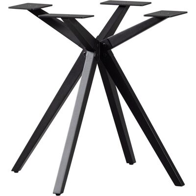 WOOOD holland kruispoot - metaal - zwart - 72x80x80 WOOOD holland kruispoot - metaal - zwart - 72x80x80