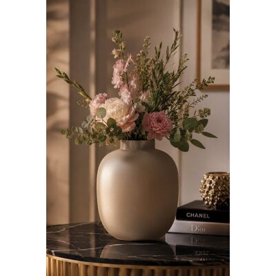 Pip Studio - vaas - khaki - ijzer - 25x32cm Pip Studio - vaas - khaki - ijzer - 25x32cm
