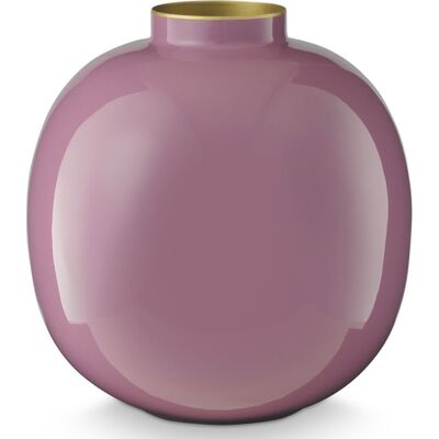 Pip Studio - vaas - violet - ijzer - 23x23cm Pip Studio - vaas - violet - ijzer - 23x23cm