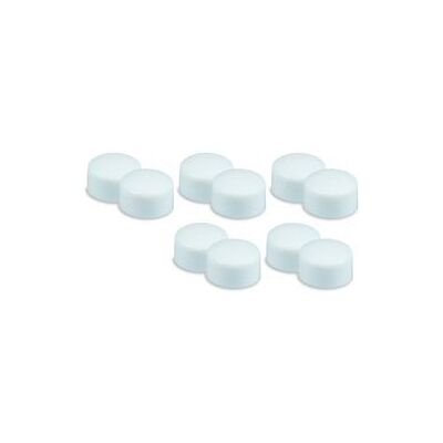 Magneten Viking 10mm wit 10 stuks Magneten Viking 10mm wit 10 stuks