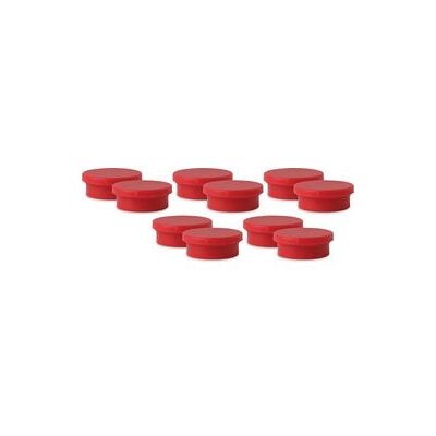 Magneten Viking rood 20mm 10 stuks Magneten Viking rood 20mm 10 stuks