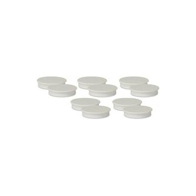 Magneten Viking 40mm wit 10 stuks Magneten Viking 40mm wit 10 stuks