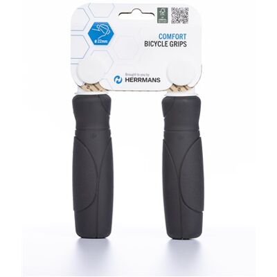 Herrmans handvat easy l/l zwart op kaart Zwart Herrmans handvat easy l/l zwart op kaart Zwart