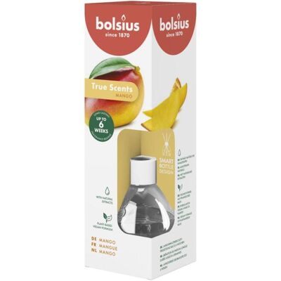 Bolsius exotische mango reed diffuser - Stokjes & Geur Bolsius exotische mango reed diffuser - Stokjes & Geur