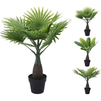 Overige Merken Kunstplant palm 40 cm diverse uitvoeringen Overige Merken Kunstplant palm 40 cm diverse uitvoeringen