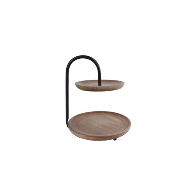 Overige Merken Mago houten etagere george 21x22x25 cm Overige Merken Mago houten etagere george 21x22x25 cm