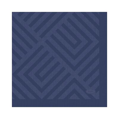 Duni Servetten mosaic dark blue 24x24 cm 12 stuks Duni Servetten mosaic dark blue 24x24 cm 12 stuks