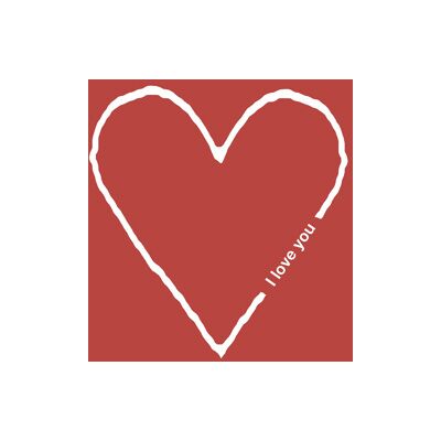 Duni Servetten i love you 33x33 cm 12 stuks Duni Servetten i love you 33x33 cm 12 stuks