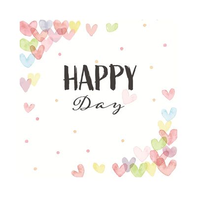 Duni Servetten hearts happy 33x33 cm 12 stuks Duni Servetten hearts happy 33x33 cm 12 stuks