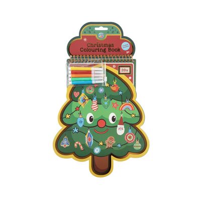 Creative Craft Group Kleurboek kerstboom 20 pagina's 30 cm met stickers 6 stuks Multi Creative Craft Group Kleurboek kerstboom 20 pagina's 30 cm met stickers 6 stuks Multi