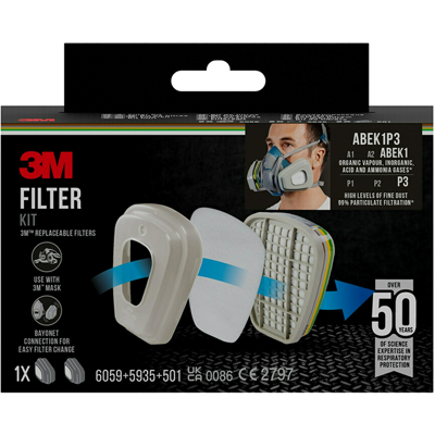 Hyundai Kit 3M ABEK1 Filters - Filterset Hyundai Kit 3M ABEK1 Filters - Filterset