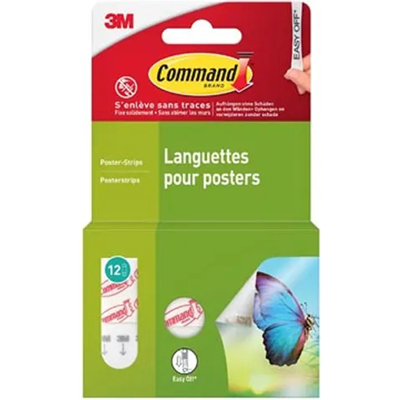 3M 1075984 - command posterstrips 12st 12 stuks 3M 1075984 - command posterstrips 12st 12 stuks
