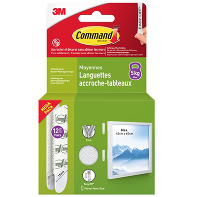 3M 1075980 - command fotolijststrips m wit 12 paar 8 stuks 3M 1075980 - command fotolijststrips m wit 12 paar 8 stuks