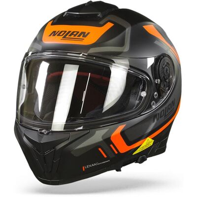 Nolan n80-8 ally n-com 41 flat black orange l Nolan n80-8 ally n-com 41 flat black orange l