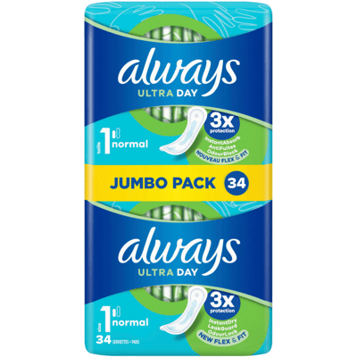 Always maandverband ultra normal (34 stuks) Always maandverband ultra normal (34 stuks)
