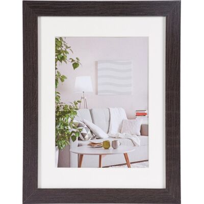 Henzo Fotolijst - - modern - fotomaat 18x24 cm - donkerbruin Henzo Fotolijst - - modern - fotomaat 18x24 cm - donkerbruin