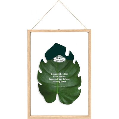 ESSCHERT DESIGN houten en glazen lijst voor XL plaat ESSCHERT DESIGN houten en glazen lijst voor XL plaat