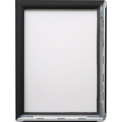 Seco kliklijst - a4 - zwart - aluminium - 25mm frame - se-am-a1sv Seco kliklijst - a4 - zwart - aluminium - 25mm frame - se-am-a1sv