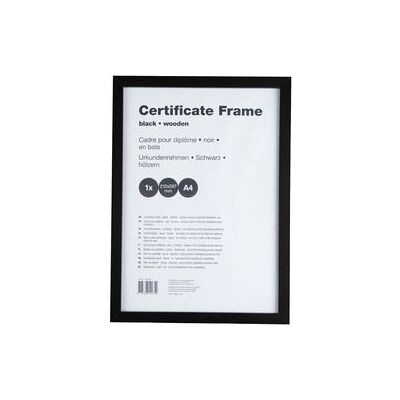 Certificaatframe Viking A4 zwart Certificaatframe Viking A4 zwart