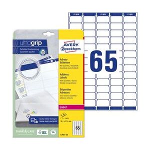 Adresetiketten Avery Zweckform QuickPEEL 38 x 76 mm Wit Adresetiketten Avery Zweckform QuickPEEL 38 x 76 mm Wit