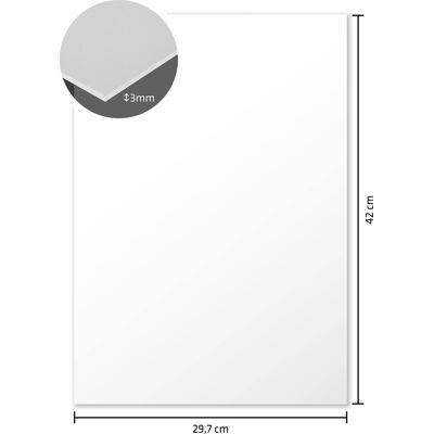 Kangaro foamboard - a3 - 3mm - wit - doos van 15 stuks Kangaro foamboard - a3 - 3mm - wit - doos van 15 stuks