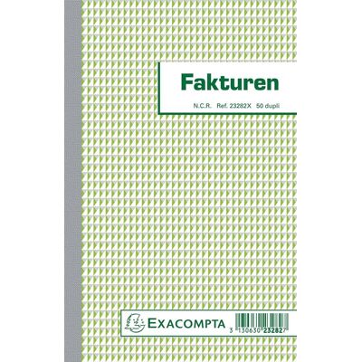Exacompta facturen, ft 21 x 13,5 cm, dupli, verticaal, nederlandstalig Exacompta facturen, ft 21 x 13,5 cm, dupli, verticaal, nederlandstalig