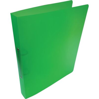 Alpha ringmap, voor ft a4, uit pp, 2 ringen van 25 mm, transparant groen Alpha ringmap, voor ft a4, uit pp, 2 ringen van 25 mm, transparant groen