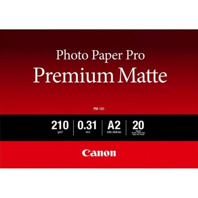 Canon 8657b017 pak fotopapier a2 wit mat Canon 8657b017 pak fotopapier a2 wit mat