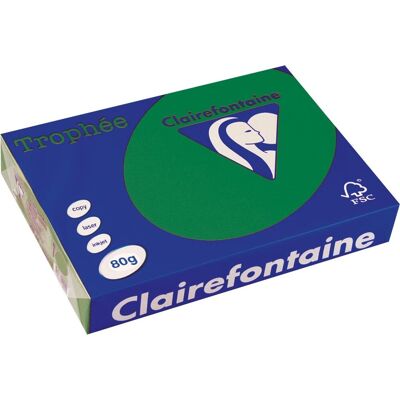 Clairefontaine Trophée Intens - Kleurpapier A4, 80g, 500 vellen Clairefontaine Trophée Intens - Kleurpapier A4, 80g, 500 vellen