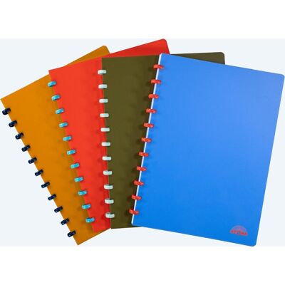 Atoma nature schrift, ft a4, 144 bladzijden, gelijnd, geassorteerde kleuren Atoma nature schrift, ft a4, 144 bladzijden, gelijnd, geassorteerde kleuren