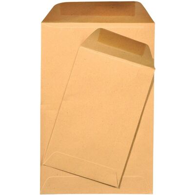 Gallery loonzakjes formaat 65 x 105 mm gegomd bruine kraft doos van 1000 stuks Gallery loonzakjes formaat 65 x 105 mm gegomd bruine kraft doos van 1000 stuks