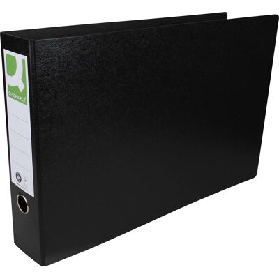 Q-CONNECT ordner voor ft a3 uit karton liggend rug van 8 cm zwart Q-CONNECT ordner voor ft a3 uit karton liggend rug van 8 cm zwart