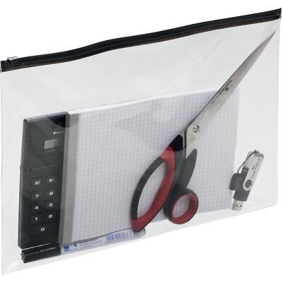 Durable documentenmap zip bag voor ft a4, pak van 5 stuks Durable documentenmap zip bag voor ft a4, pak van 5 stuks