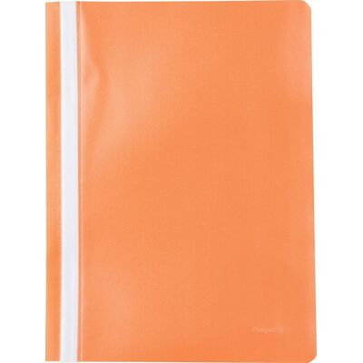 Pergamy snelhechtmap, ft a4, pp, pak van 5 stuks, oranje Pergamy snelhechtmap, ft a4, pp, pak van 5 stuks, oranje