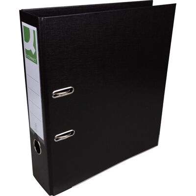 Q-CONNECT ordner, voor ft a4, volledig uit pp, rug van 8 cm, zwart, pak van 10 Q-CONNECT ordner, voor ft a4, volledig uit pp, rug van 8 cm, zwart, pak van 10